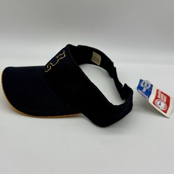 University of California Bears‎ Visor OSFA Hat Cap Vintage Navy Blue & Gold - Picture 4 of 7
